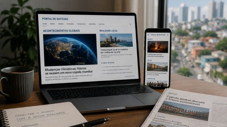 O Papel dos Portais Digitais na Conexão entre os Acontecimentos Globais e a Realidade Local O Papel dos Portais Digitais na Conexão entre os Acontecimentos Globais e a Realidade Local